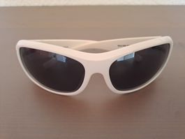 Weisse "eerjo Switzerland" Sonnenbrille mit Strass ☀️😎