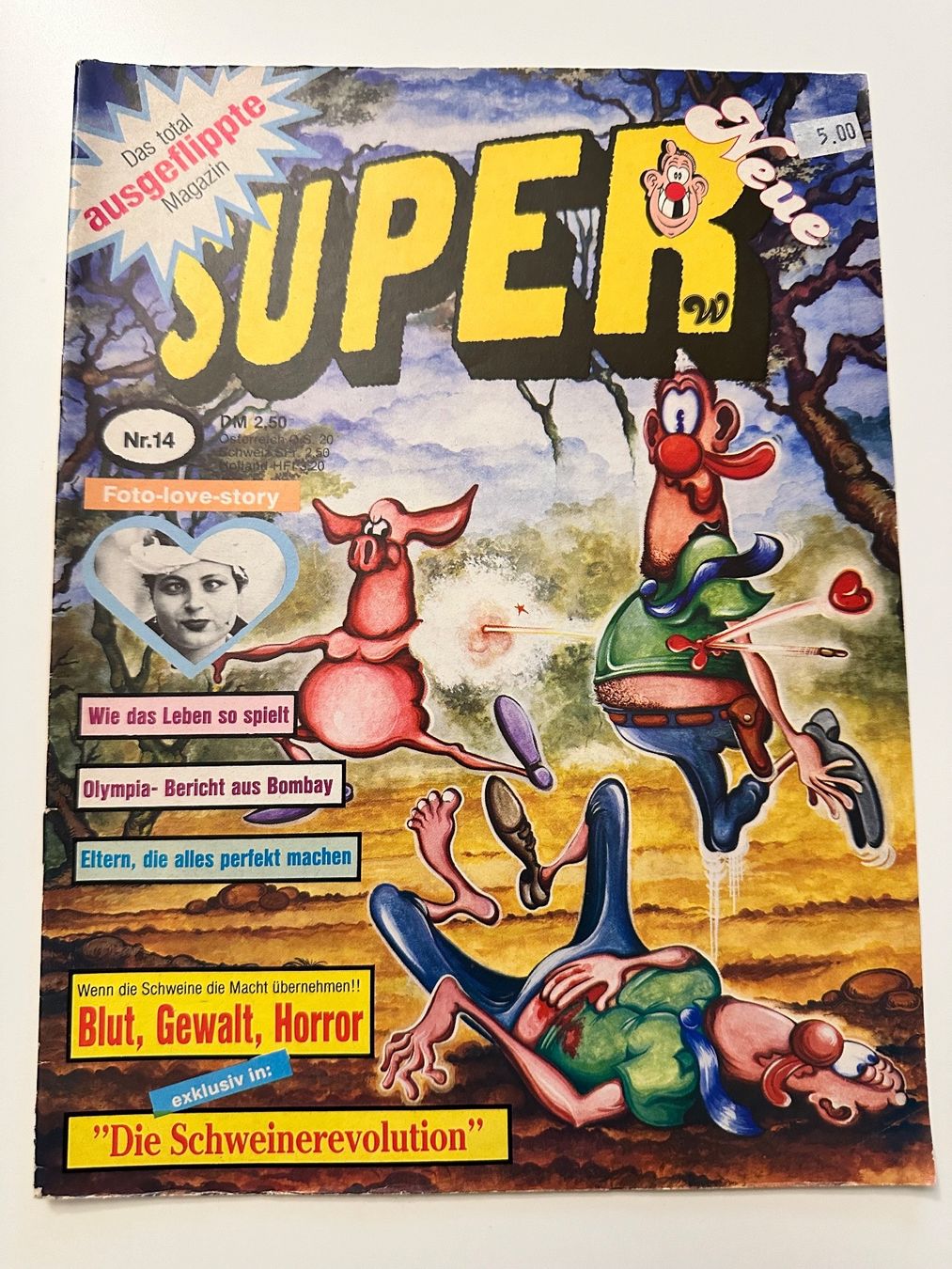 Fumetti: SUPER Witze Heft 14 - Das total ausgeflippte Magazin – Usato da Münsingen venduto da Ganjam