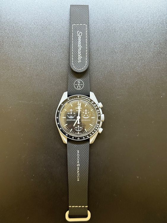 Swatch Orologi: Omega x Swatch Moonswatch Mission to the Moon mit Armband! – Usato da Kloten venduto da Nalhza 4