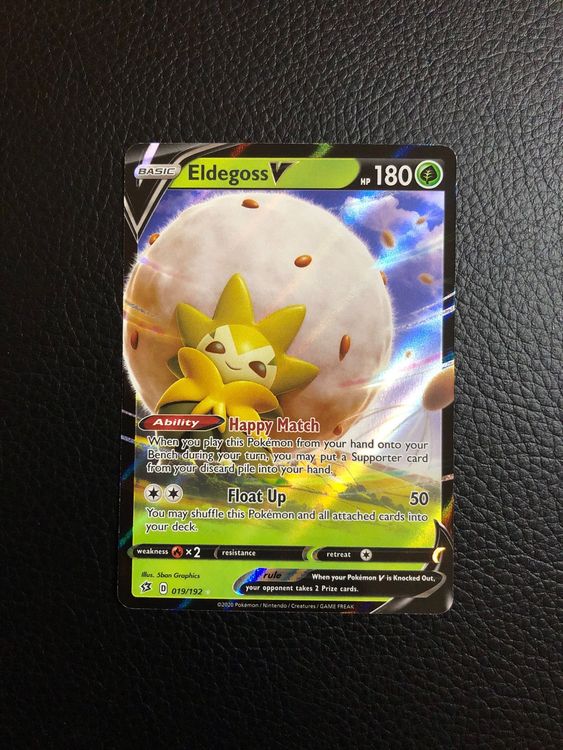 Eldegoss V (019/192) [Sword & Shield: Rebel Clash] Pokedex - Ninetales V  26/192 - Pokemonkaartenverkopen.nl