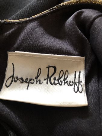 Elegantes Abendkleid Joseph Ribkoff Gr. 38 schwarz/gold Fest