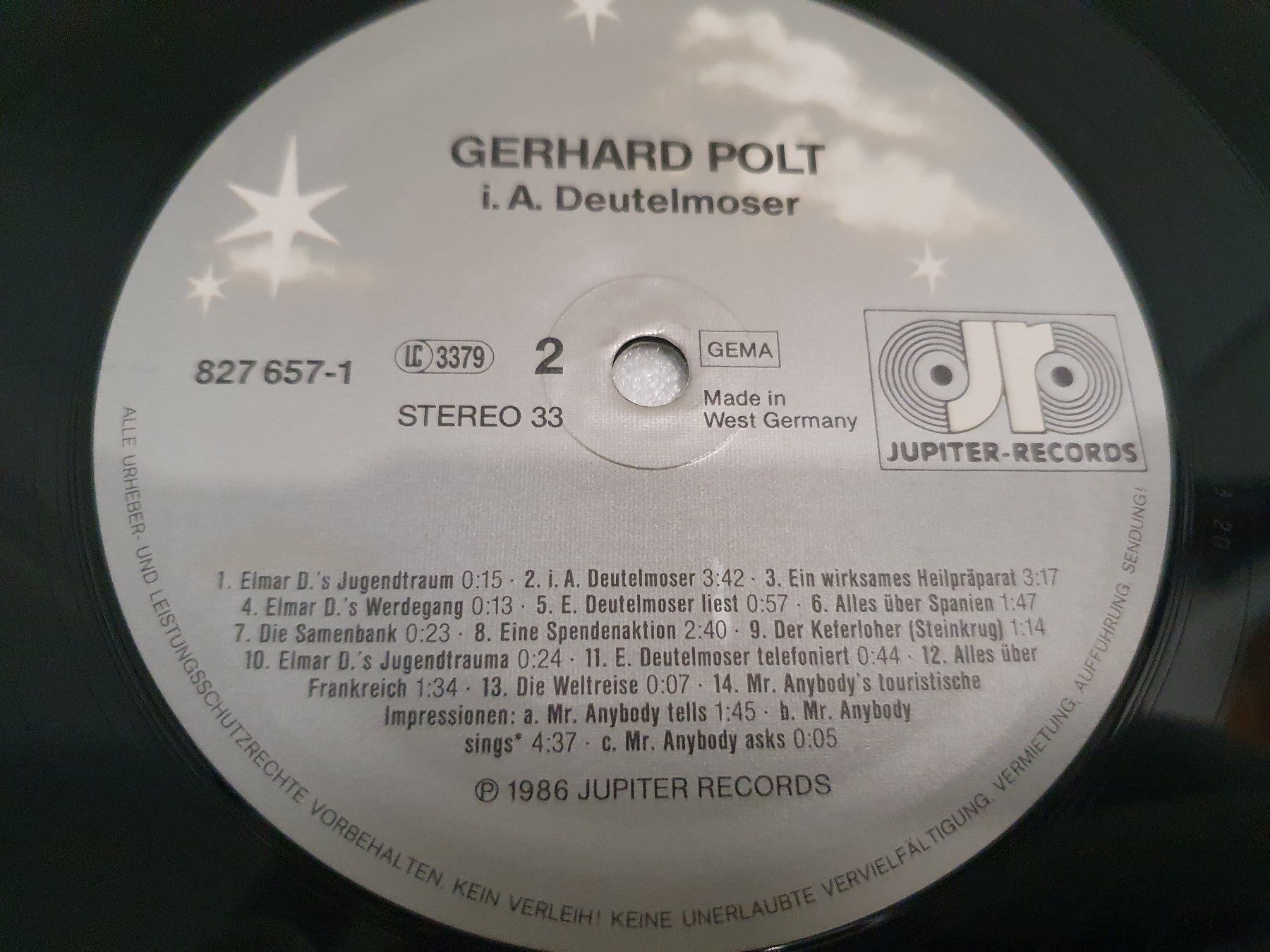Schallplatten: Gerhard Polt – I. A. Deutelmoser – Gebraucht aus Uster von Vinyl-Leidenschaft 5