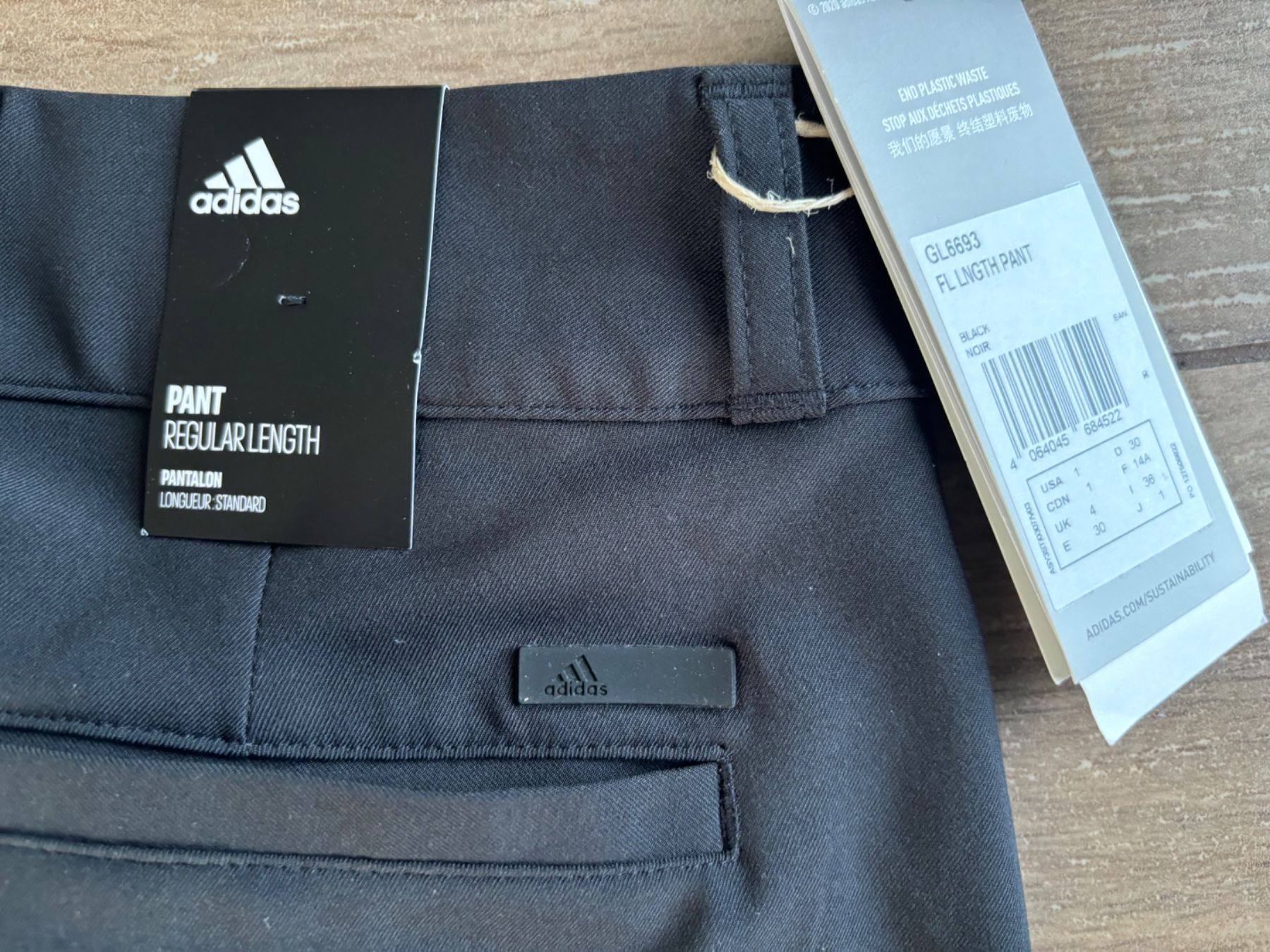Adidas Pantaloni: 30_adidas golf_NEU_LP 90 sfr – Nuovo e nell'imballaggio originale da Versegeres venduto da kista 3