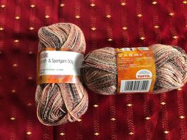 2x 50g Sockenwolle BOOGIE bunt meliert