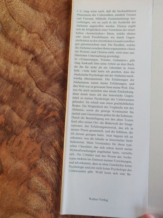 Carl Gustav Jung C. G. Psychologie und Alchemie Kaufen auf Ricardo