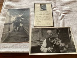 Salvan Bochatay Albert né 1863 / 3 documents originaux rares