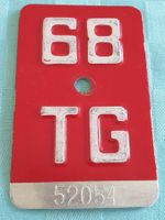 Velonummer TG 68