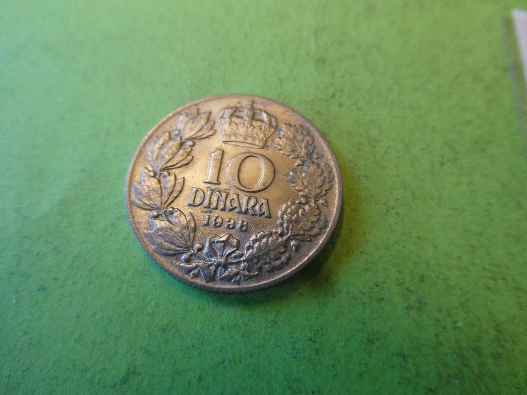 Tutti le monete: Serbien 1938, 10 Dinara – Usato da Hinterforst venduto da Rohusri 1