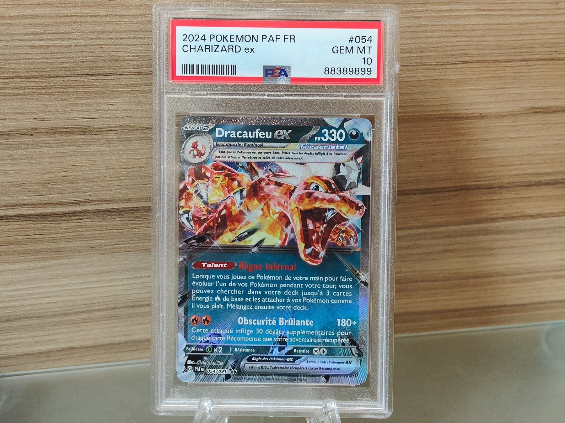Pokémon Carte collezionabili: (PSA 10) Charizard ex #54, FR, Carte Pokémon gradée – Nuovo e nell'imballaggio originale da Châtelaine venduto da Chompis 1
