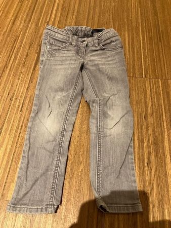 Graue Jeans für Mädchen, Gr. 98/104, Benetton