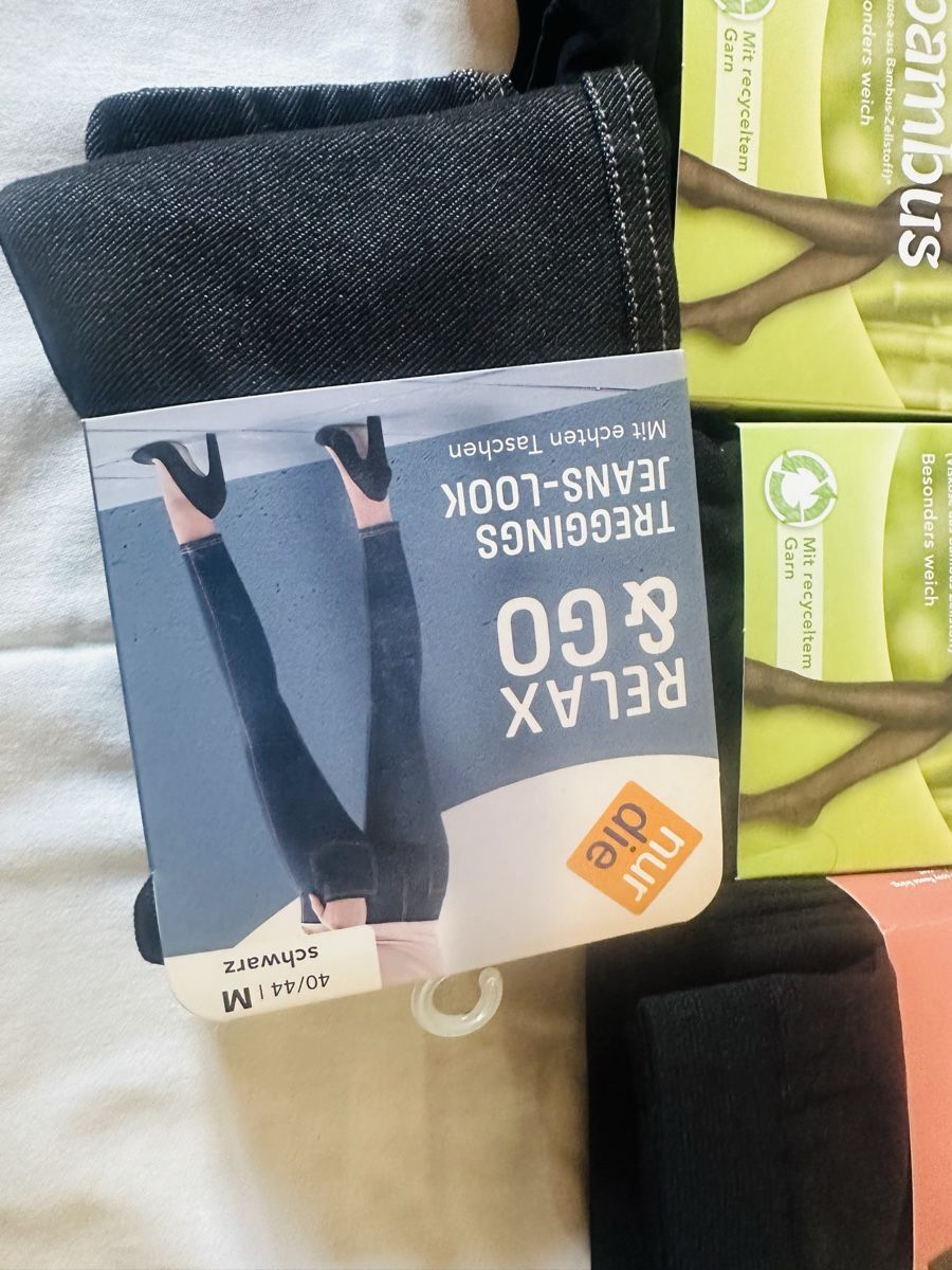 Leggings: Trend Leggings mit Baumwolle 83-40 oder 40-44 – Nuovo (secondo la descrizione) da Dietikon venduto da moradi24 5