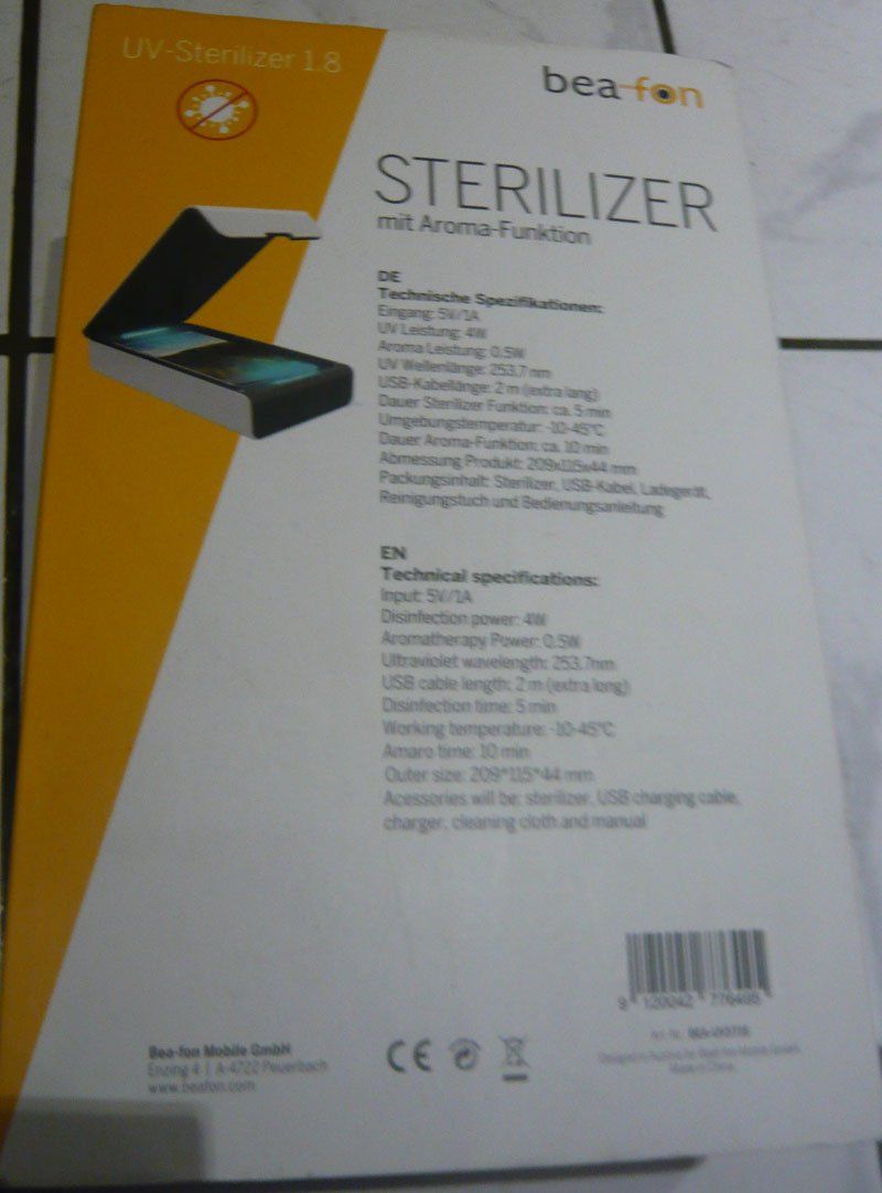 Baby-Mahlzeiten: Sterilizer – Neu und originalverpackt aus Ruggell von Btt 2