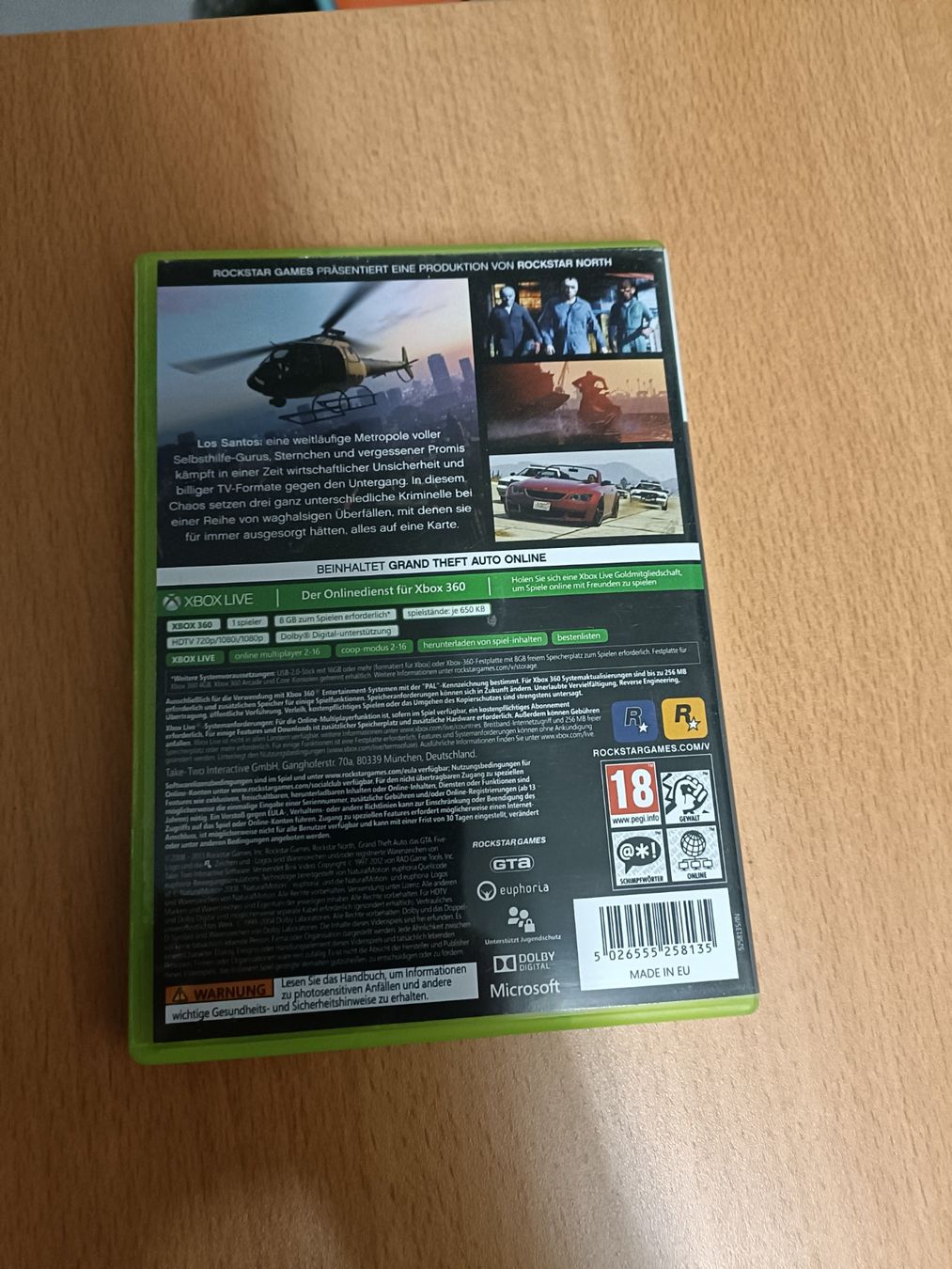 Microsoft Giochi: GTA 5 Mit Karte! | XBOX360 – Usato da Köniz venduto da Gamecollect 2