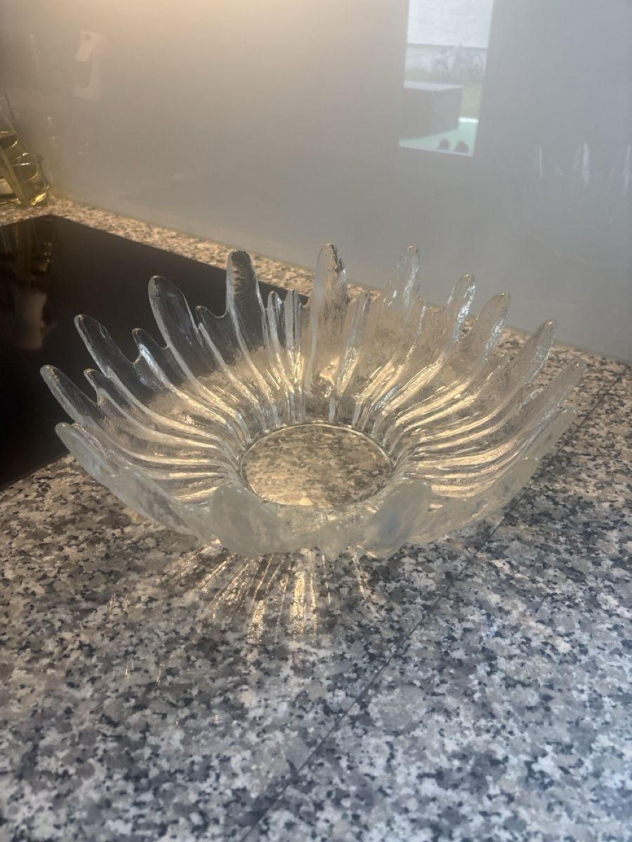 Bicchieri: Schöne Glasschale im Blumendesign – Usato da rheineck venduto da Neshi06 5