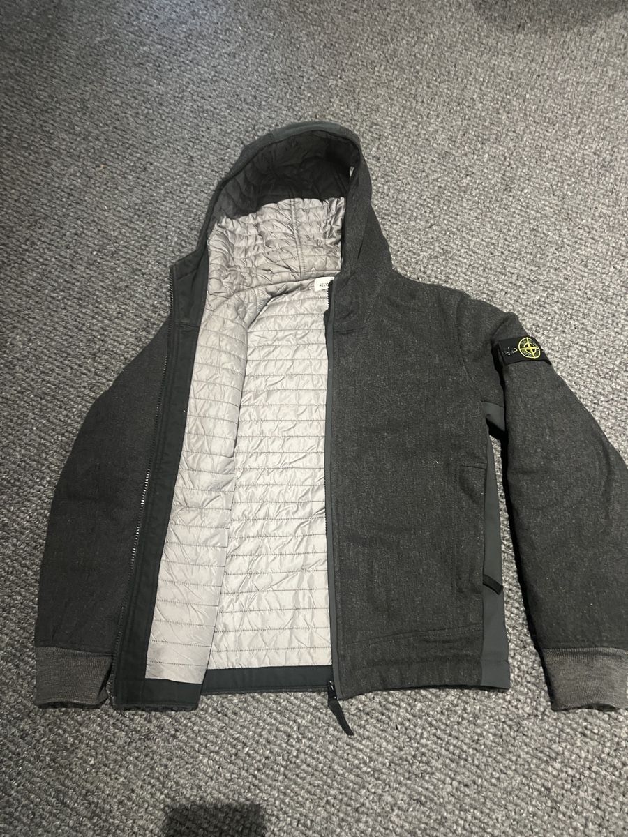 Stone Island Giacche & Cappotti: Stone Island Junior Grey Wool Jacket. Size 12. Winter. – Usato da Küsnacht ZH venduto da secondround 3