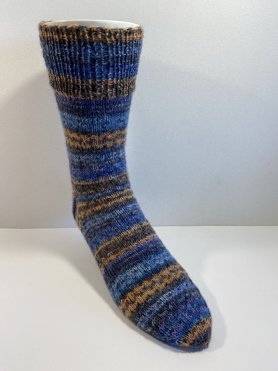 Chaussettes: Socken handgestrickt, Gr. 41/42 – Neuf avec emballage d'origine à Grosshöchstetten par Maschenshop 2