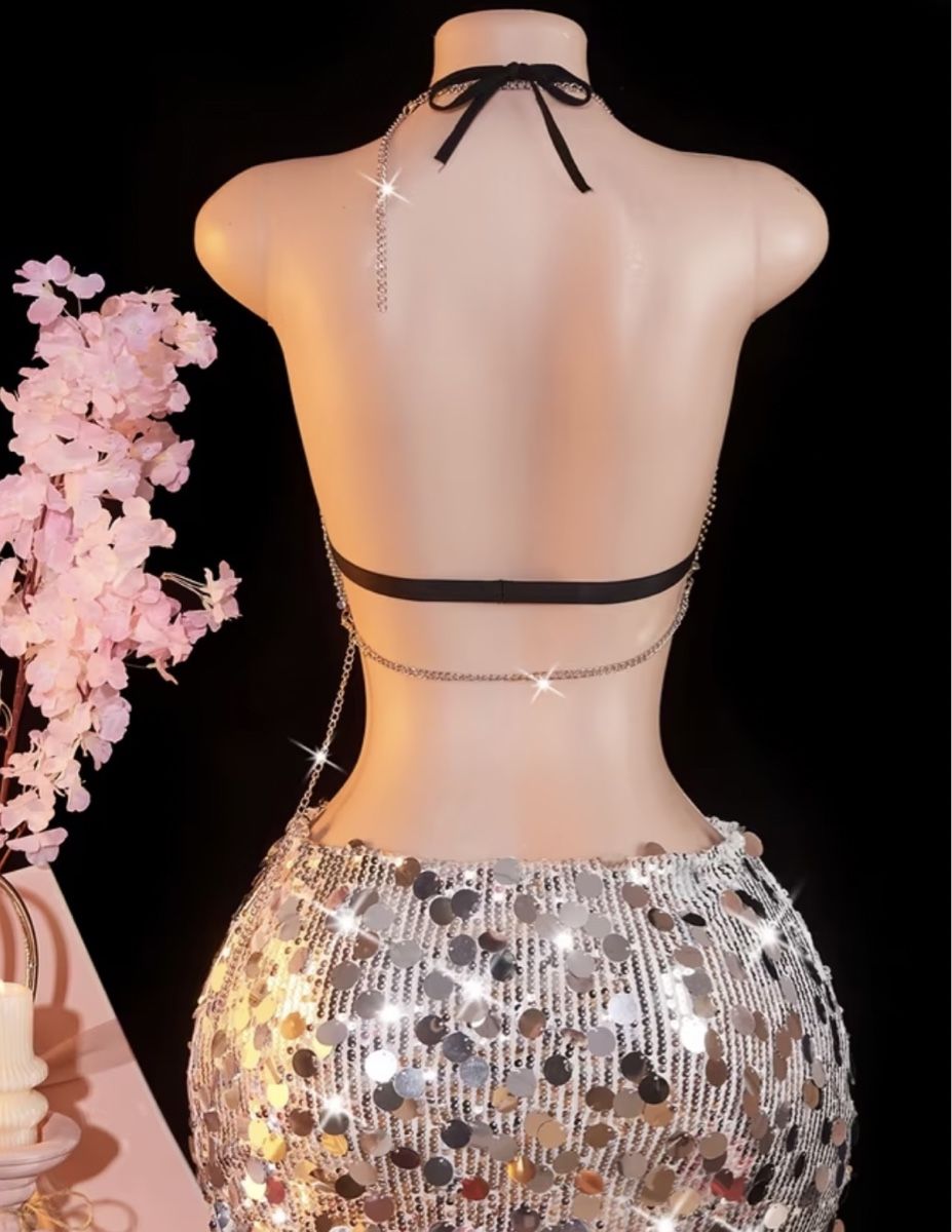Tops: Glamour  Top con strass-per feste 👍-chic e particolare – Neu und originalverpackt aus Gordevio von LanaZimm 4