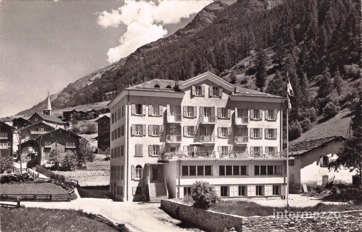 Cartoline postali: Randa VS // 1954 Haus Maria am Weg – Usato da Basel venduto da intermezzo12