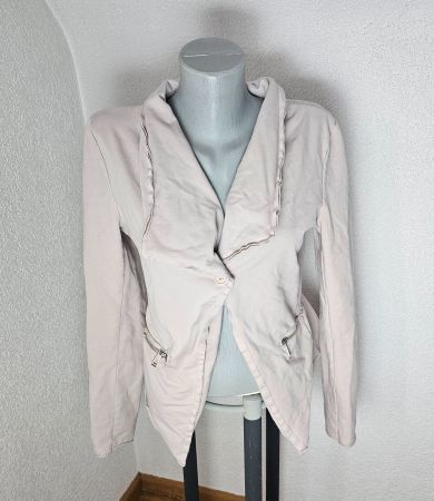 Sweat Jäckli im Biker-Style Gr. S Zartrosa