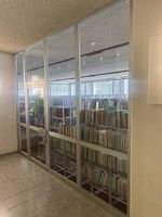 Trennwand   Alu /Glas ,6 Stück