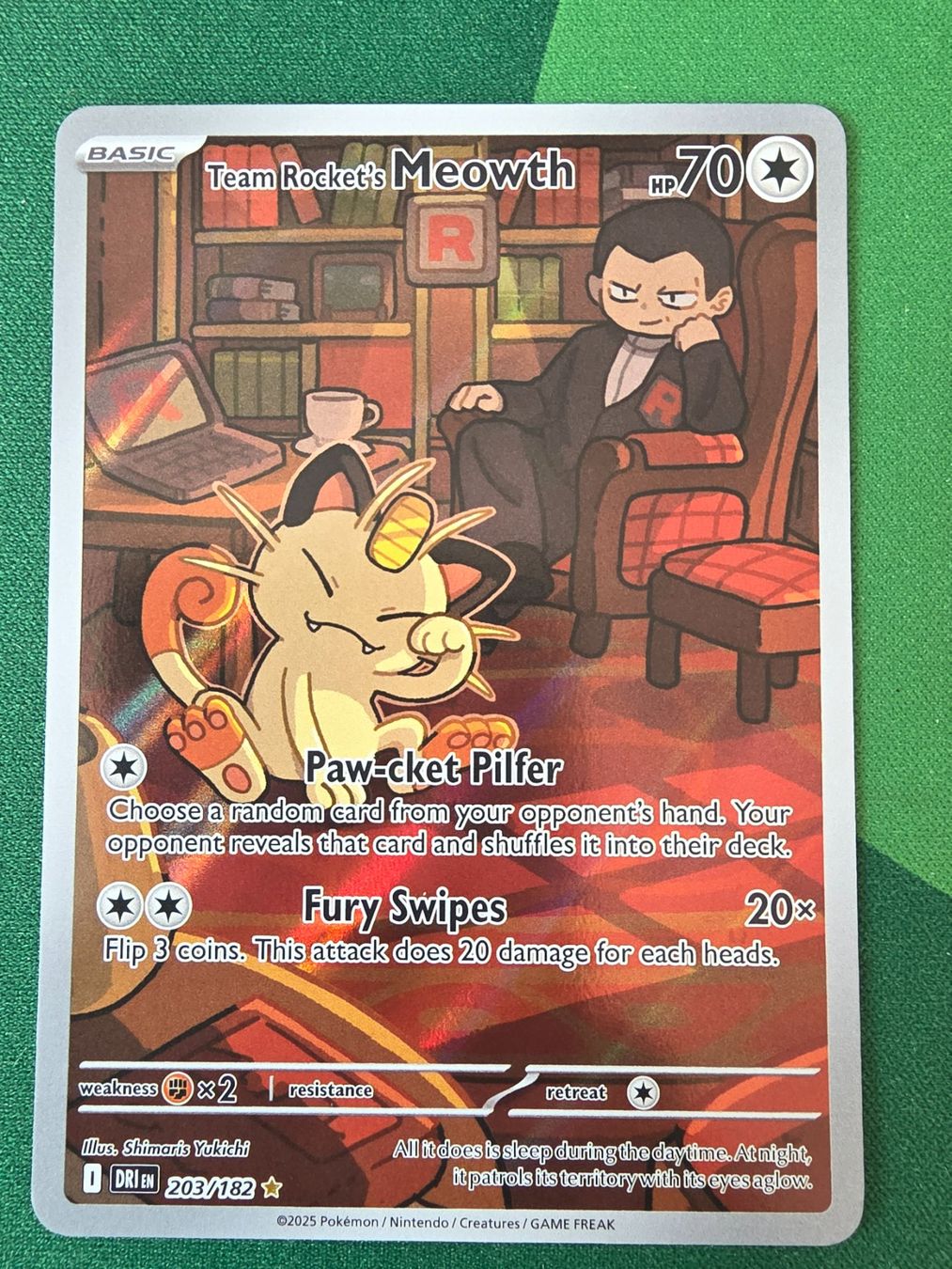 Pokémon Carte collezionabili: Pokemon Team Rocket's Meowth 203/182 Englisch – Nuovo (secondo la descrizione) da Gossau SG venduto da worklifebalance