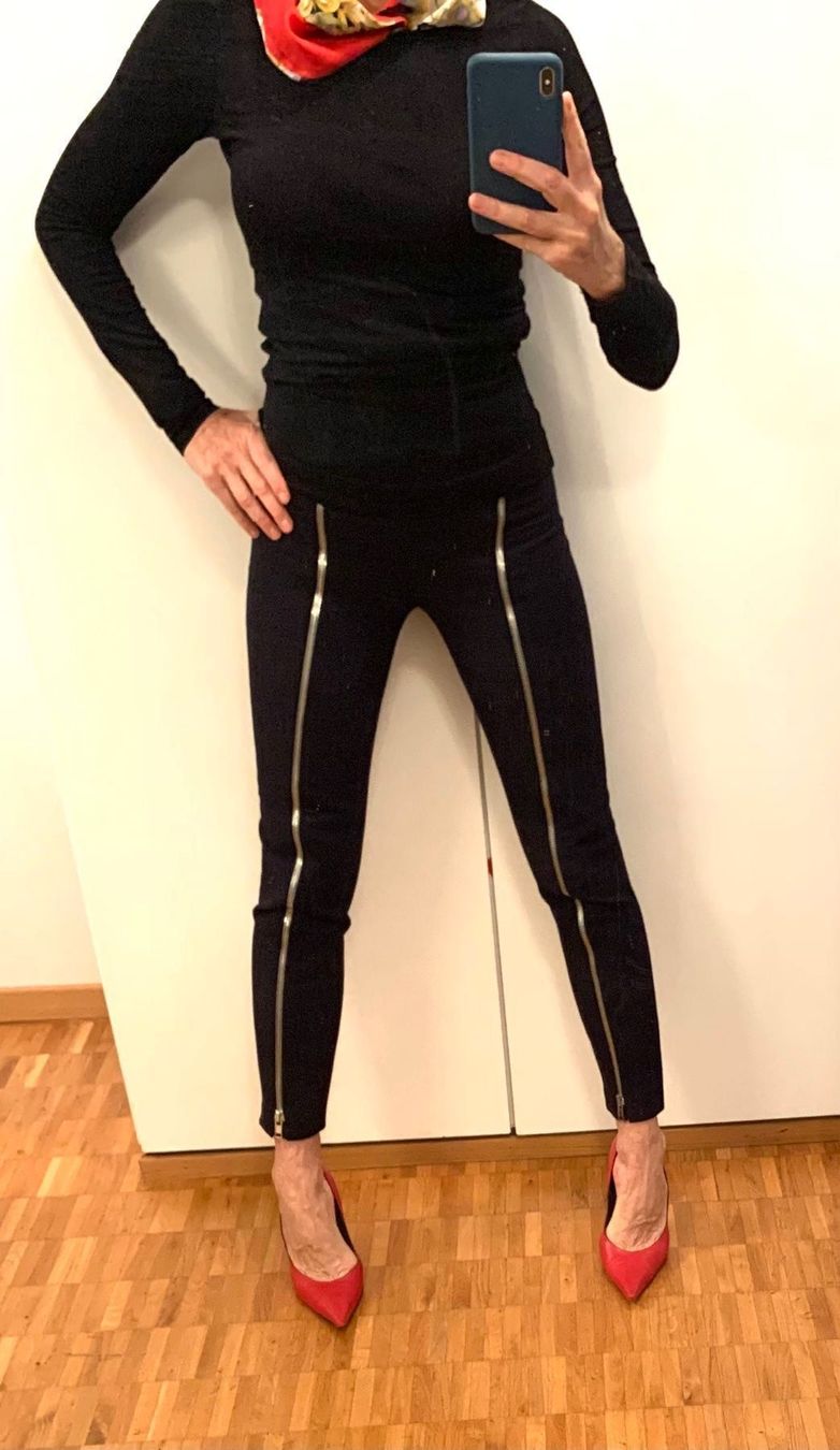 Pantaloni: Hose Super Schöne Sexy-Elegant – Nuovo (secondo la descrizione) da Adliswil venduto da atram57 3