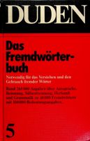 Duden 5 Das Fremdwörterbuch 4. erweiterte Auflage 1984