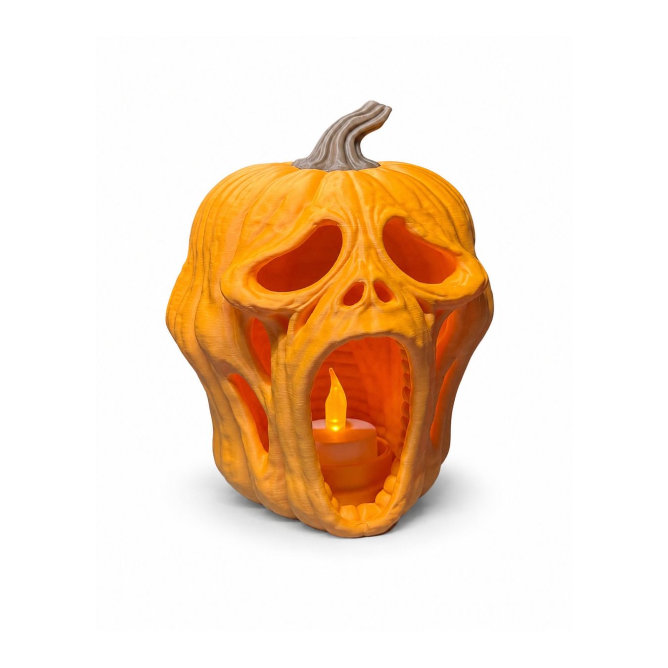Tutte le decorazioni: Screaming Pumpkin mit LED-Teelicht – Nuovo e nell'imballaggio originale da Necker venduto da creativeprintdesign 2
