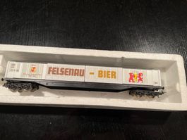 schöner SBB Bierwagen „Felsenau Bier“ in Spur H0 von Lima.