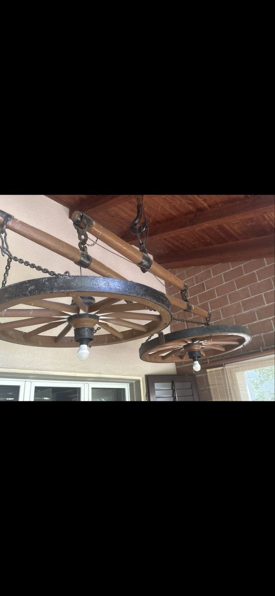 Lampadari & plafoniere: Dekolampe Wagenrad Optik – Usato da Bussnang venduto da bla_qdm6 4