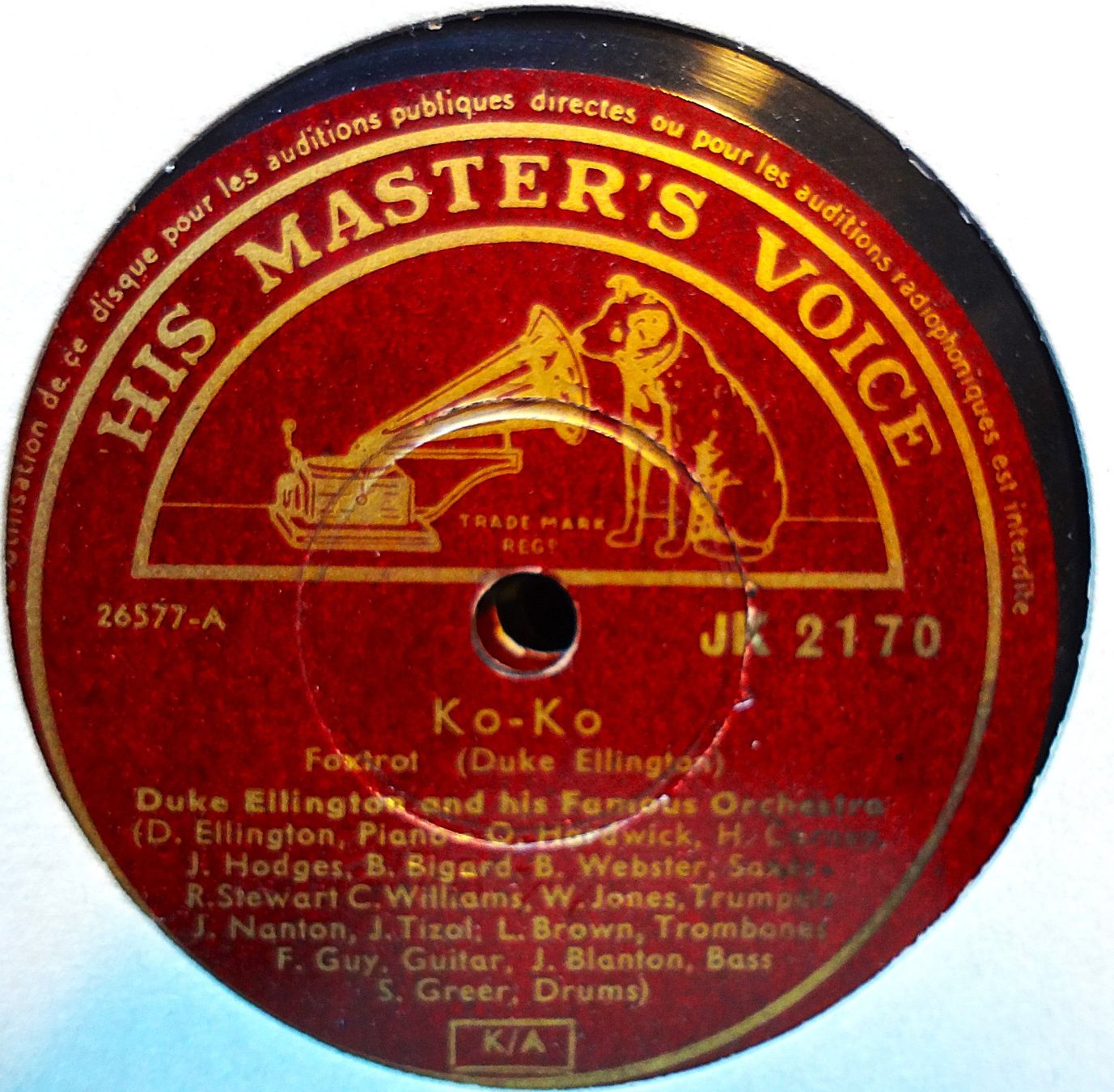 Schallplatten: Duke Ellington, Sammlung von 18 Jazz Schellackplatten – Gebraucht aus Hemishofen von Phonomandy 7
