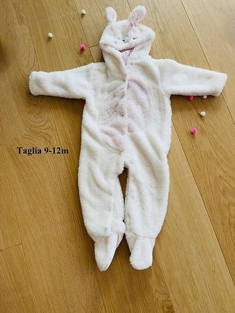 Tutina coniglietto bambina 9-12 mesi