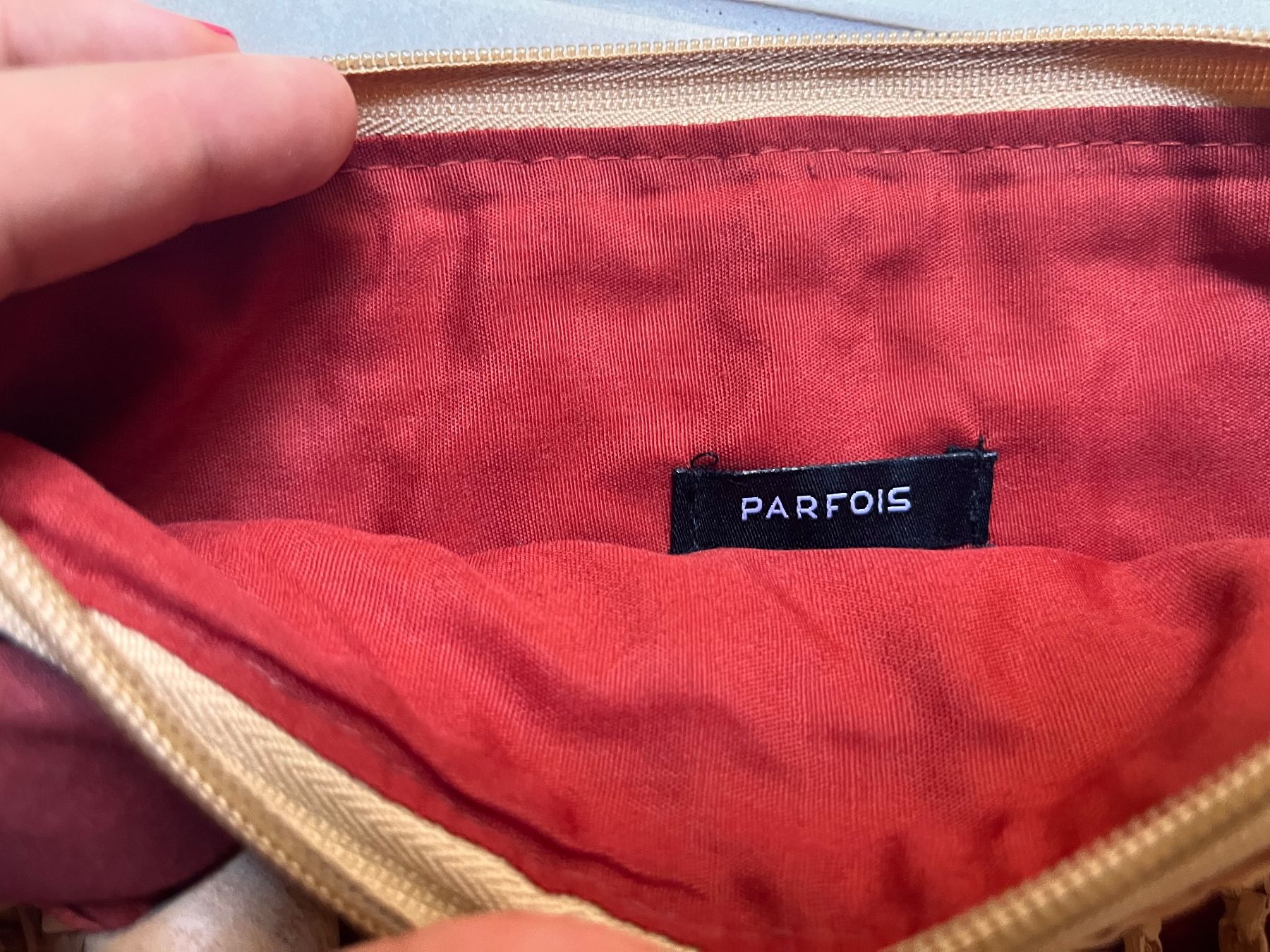 Borse da donna: Pochette Parfois paglia con nappe nuova – Nuovo (secondo la descrizione) da Bassins venduto da mar_m22f 2