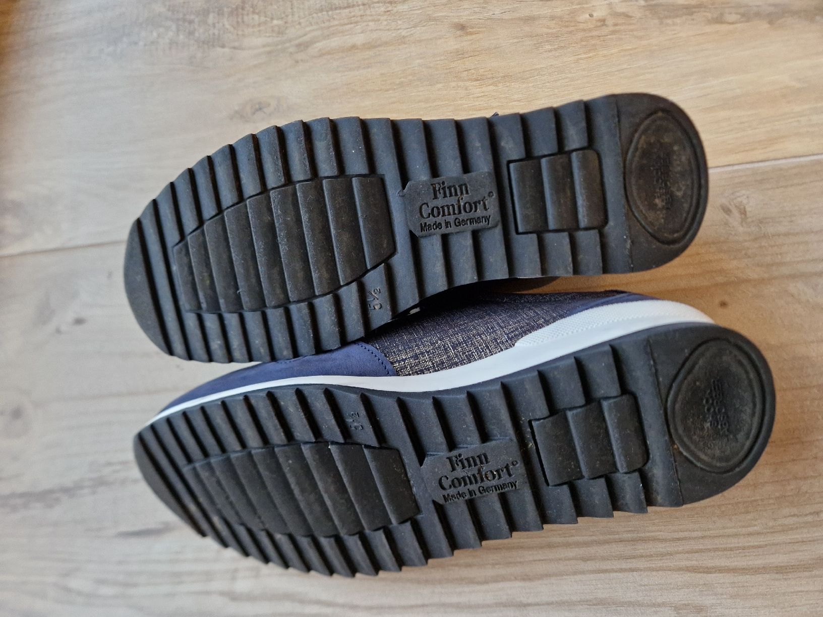 Damenschuhe: Finnfort Halbschuhe blau gemustert – Gebraucht aus Roggliswil von bi10do 3