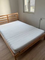 140x200cm Bettgestell + Lattenrost + Matratze