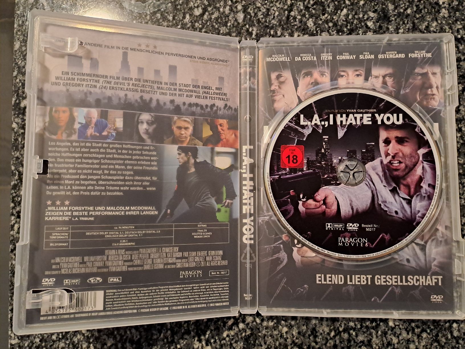 Tutti i DVDs: L.A., I HATE YOU - DVD - Malcolm McDowell - Top Zustand! – Nuovo (secondo la descrizione) da Münchenbuchsee venduto da Babsique 2