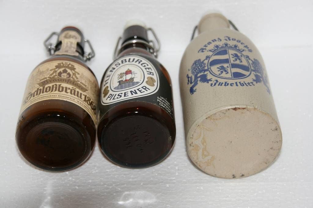 Verres, cruches & bouteilles: 3 deutsche Bierflaschen – D'occasion à Bubendorf par Mia111 3