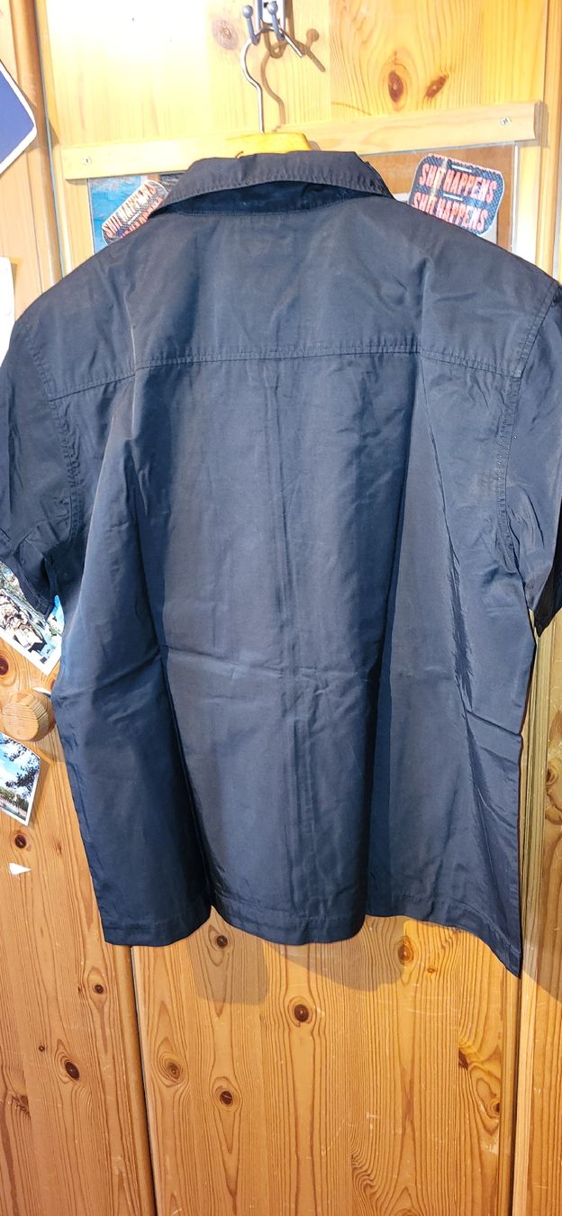 Camicie: Herren Hemd kurzarm schwarz Gr. 43/44 – Usato da Schweizersholz venduto da fuchs06 4