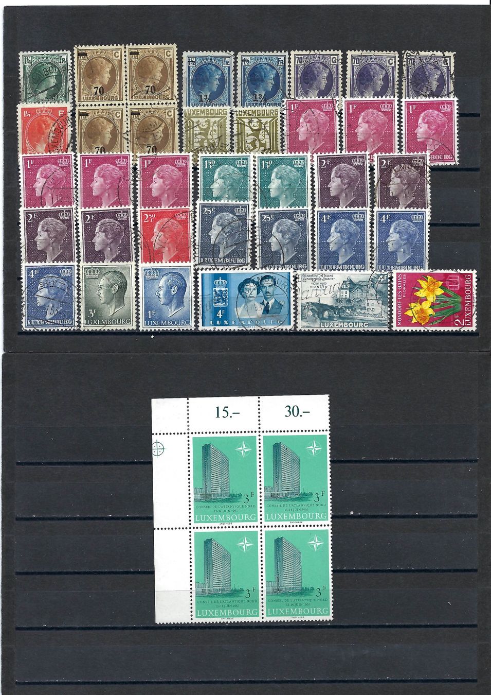 Tutti i francobolli: Briefmarken aus Luxemburg – Usato da Bronschhofen venduto da Imsr 1