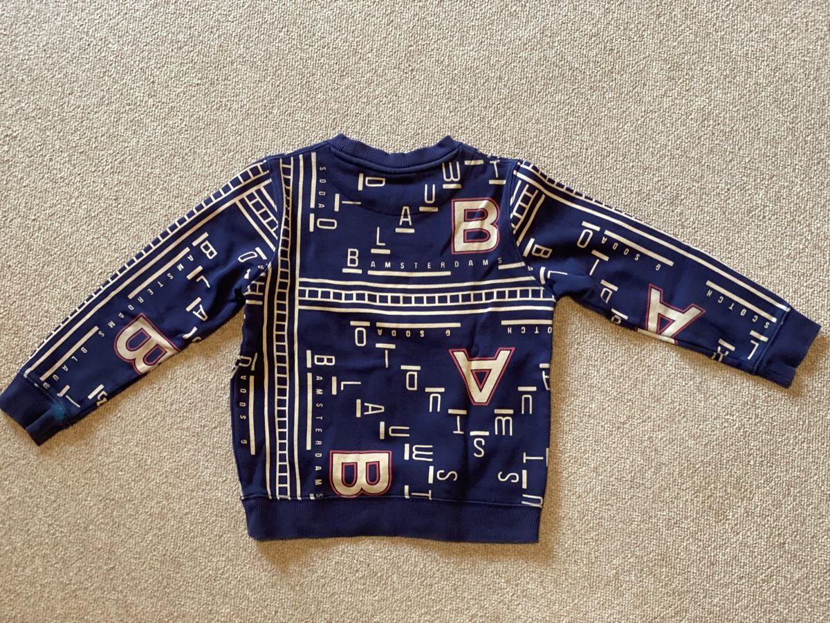 Maison Scotch Pullover & Sweatshirts: Pull Scotch&Soda Garçon Taille 6/116cm, motifs graphiques – Neu (gemäss Beschreibung) aus Vevey von sasa2008