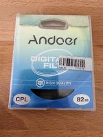 Filtre polarisant circulaire CPL Andoer 82 mm avec étui