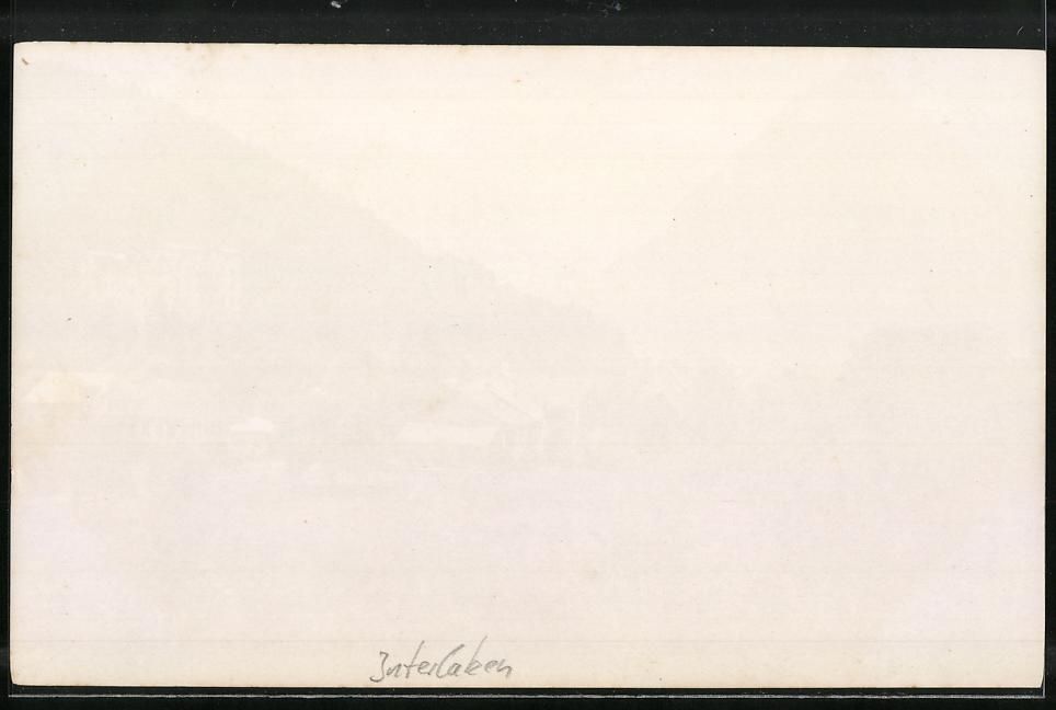 Fotografie & Manifesti: Fotografie Interlaken, Blick nach dem Ho – Usato da Berlin venduto da bartko-reher 1