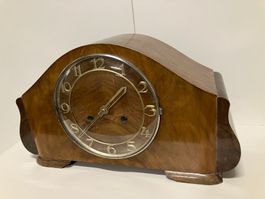 tolle Antike Aufzieh-Holz-Uhr ab 1.-