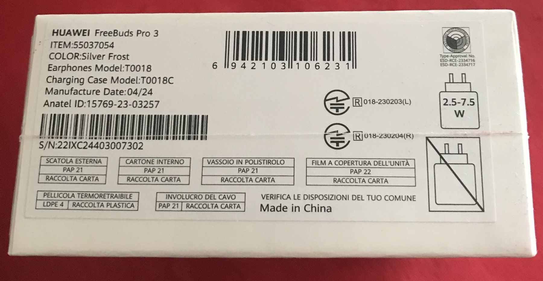 Cuffie: HUAWEI FreeBuds Pro 3 – Nuovo e nell'imballaggio originale da Cully venduto da Forninho 3