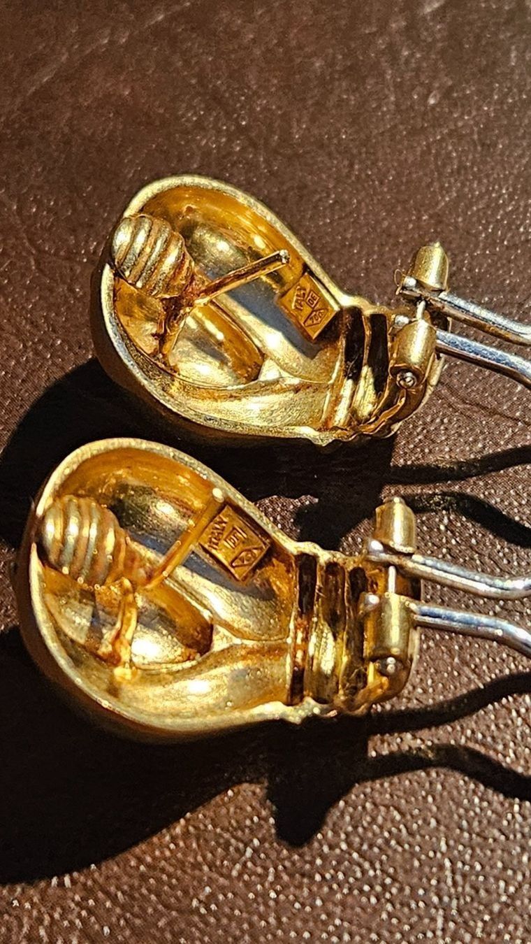 Orecchini pendenti & Orecchini a lobo: Ohrstecker 750er Italy, 1990 – Usato da Belp venduto da Ginus85 3