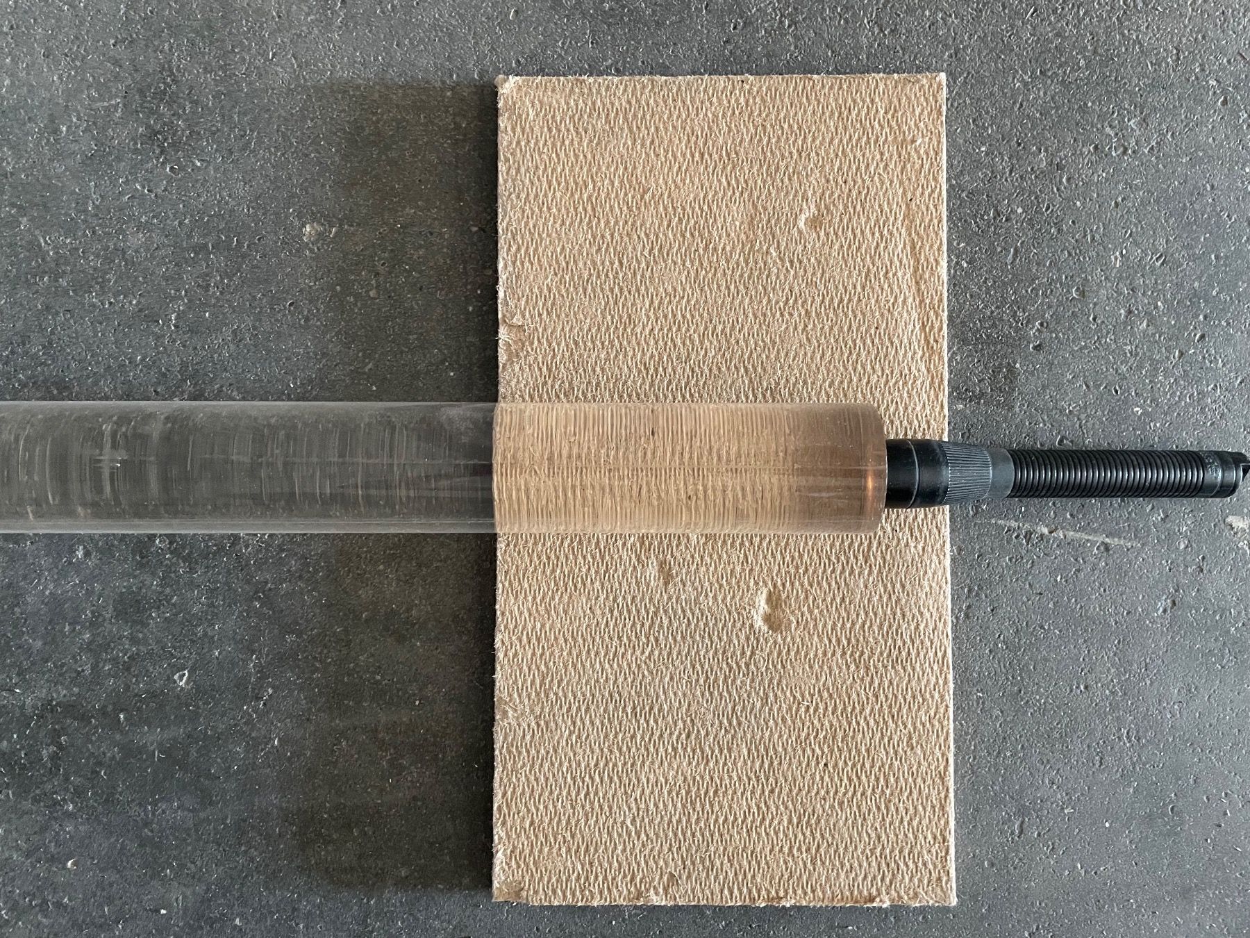 Profile: Plexiglas Rundstab_Durchmesser 50 mm, Länge ca. 2000 mm – Gebraucht aus Flawil von Waldau1A 2