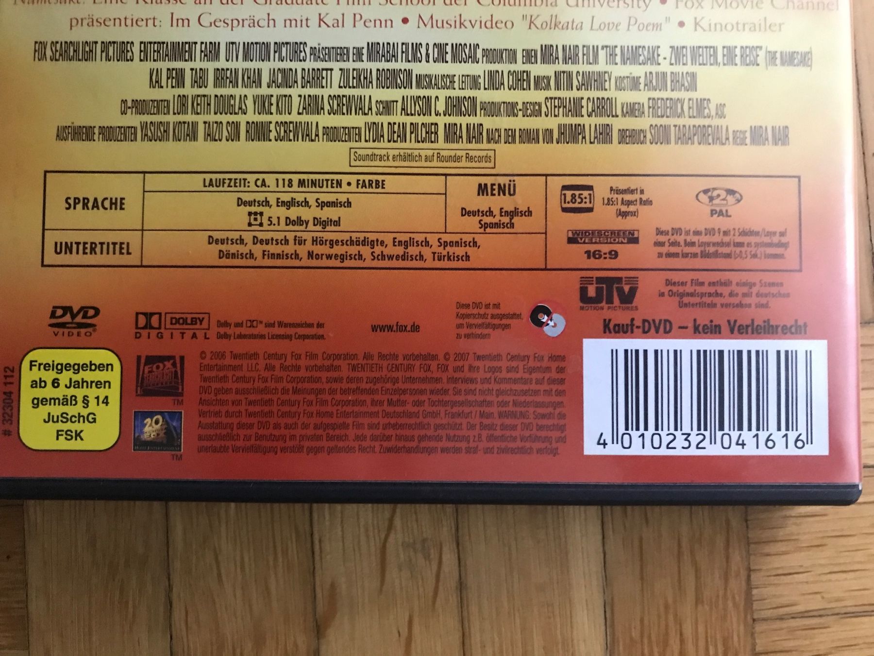 Alle DVDs: DVD - The Namesake zwei Welten, eine Reise – Gebraucht aus Emmenbrücke von Hathor123 2