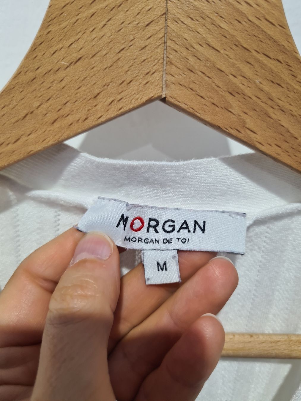 Morgan T-shirt: Morgan Pullover kurzarm weiss Grösse M guter Zustand – Usato da Adligenswil venduto da FriedasWelt 1