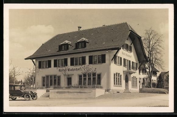 Ansichtskarten: Fahrwangen, Hotel Bahnhof, Propr. M. Rod – Gebraucht aus Berlin von bartko-reher