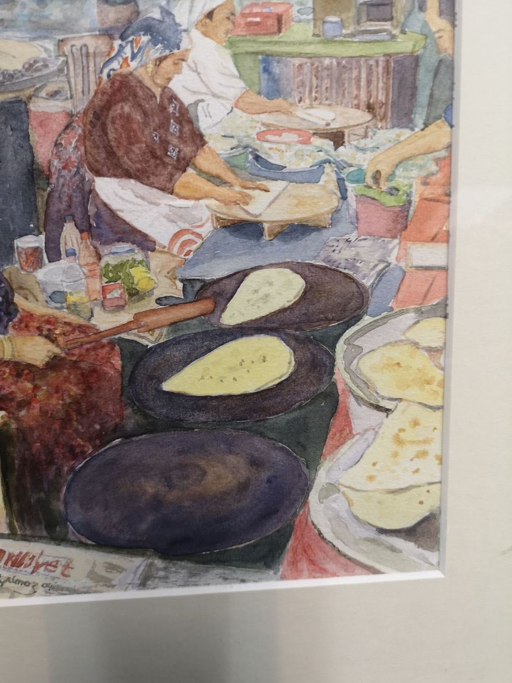 Gemälde: MAGNIFIQUE SCÈNE DE MARCHÉ ORIENTALE – Gebraucht aus Genève von Qanil77 3